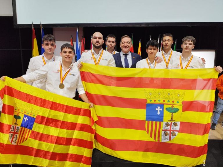 Aragón brilla en SpainSkills 2026 con tres oros y cuatro bronces en Formación Profesional
