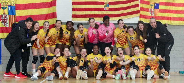 Aragón clasifica a sus selecciones cadete para las semifinales del CESA de balonmano