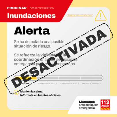 Aragón desactiva el Plan de Inundaciones tras estabilizar caudales de ríos afectados por la borrasca Regina