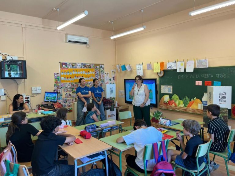Aragón impulsa la educación alimentaria con talleres para escolares sobre frutas y hortalizas