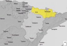 Aragón mantiene avisos por nieve y viento mientras aumenta el riesgo de aludes