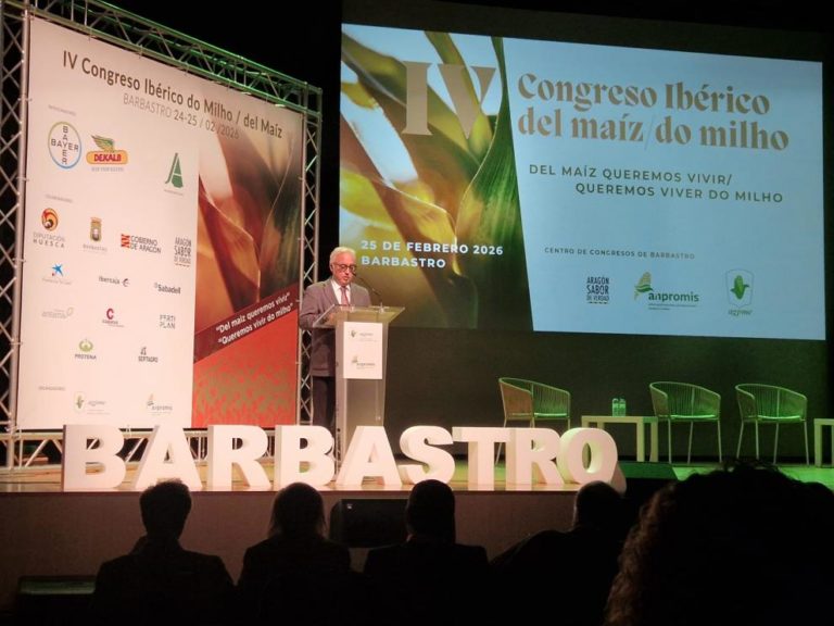 Aragón resalta el maíz en el IV Congreso Ibérico de Barbastro
