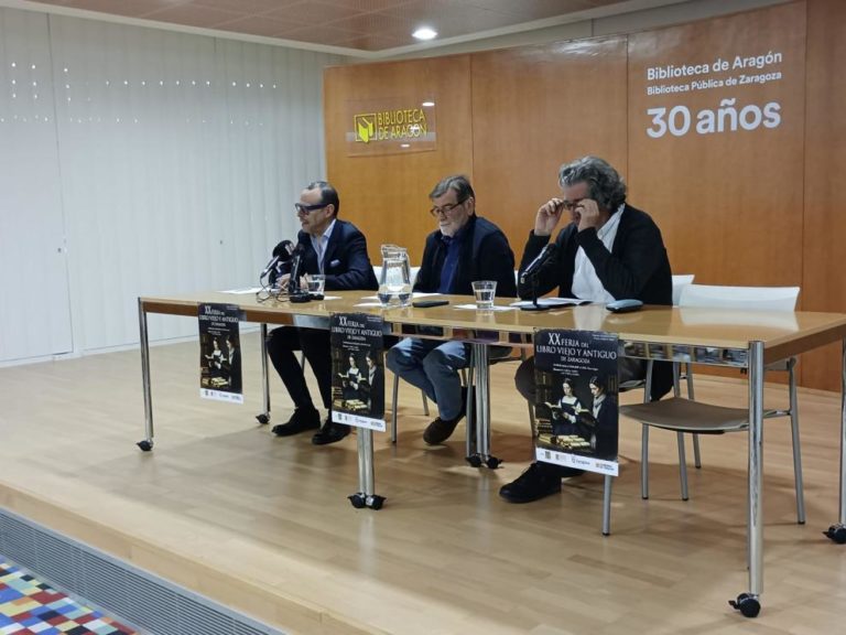Arranca la XX Feria del Libro Viejo y Antiguo en Zaragoza con novedades y grandes expectativas