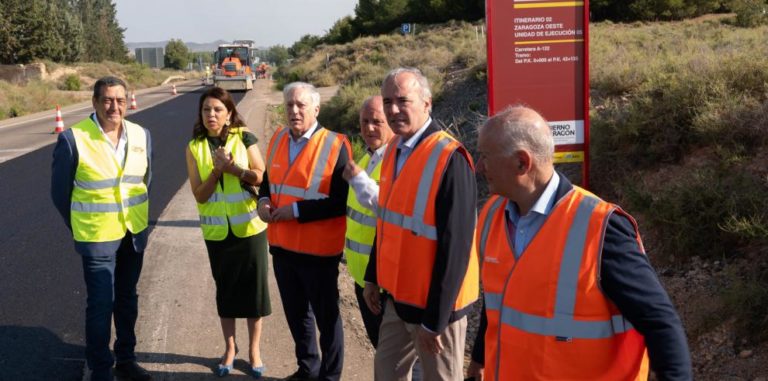 Inicio de las obras del Plan Extraordinario de Carreteras en Aragón