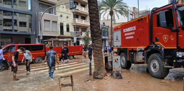 Aragón refuerza su apoyo en Catarroja ante la devastación causada por la DANA