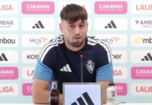 Jaume Jardí, gol, polivalencia e ilusión para un Zaragoza que quiere volver a empezar