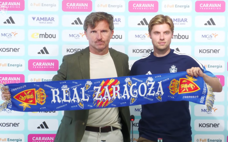 Emil Hansson se presenta como un «extremo directo» para el Real Zaragoza