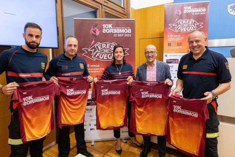 La carrera popular 10k de Bomberos de Zaragoza reúne a 4.500 corredores este domingo