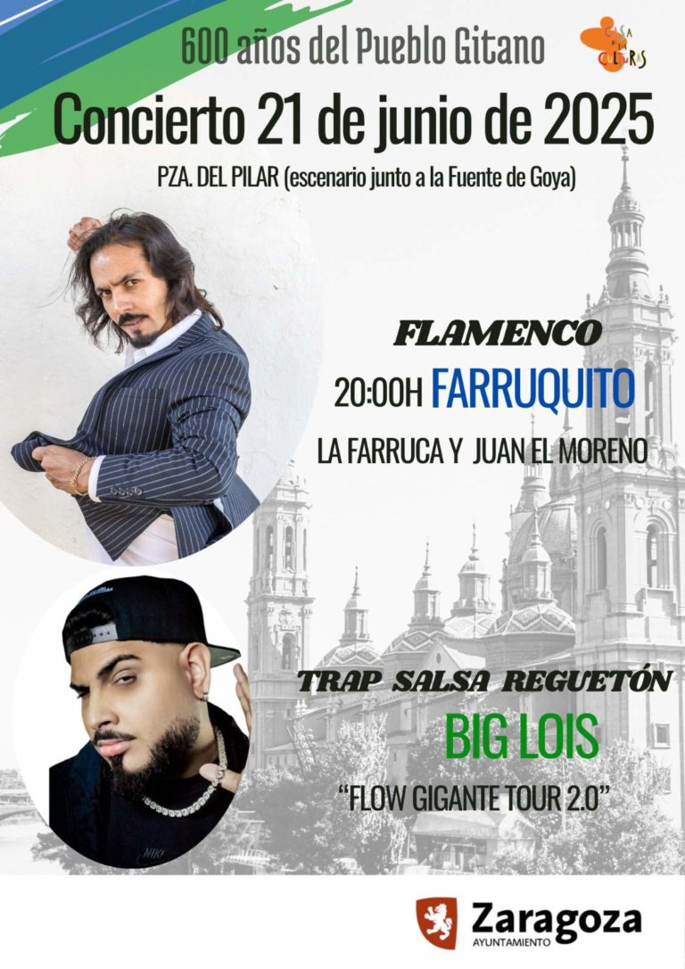La Plaza del Pilar acoge el sábado un concierto de flamenco