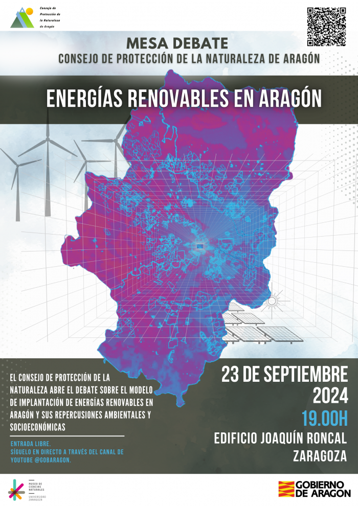 Aragón debatirá el futuro de las energías renovables en una mesa redonda abierta al público
