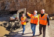 Comienzan los trabajos para reabrir la carretera de Jaraba antes del verano