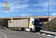 Conductor profesional investigado por conducir bajo la influencia de drogas en Teruel
