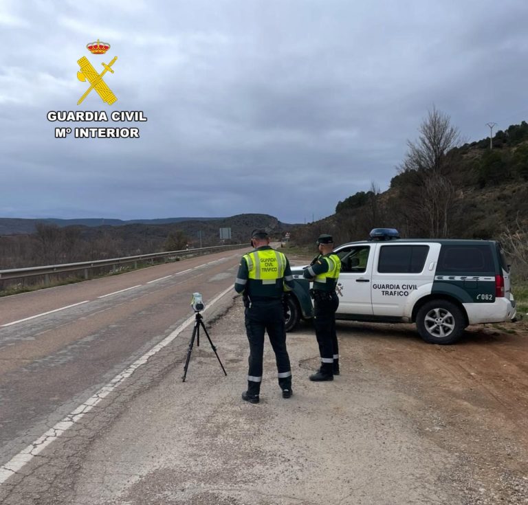 Detenido en Monreal del Campo por conducir drogado a 181 km/h