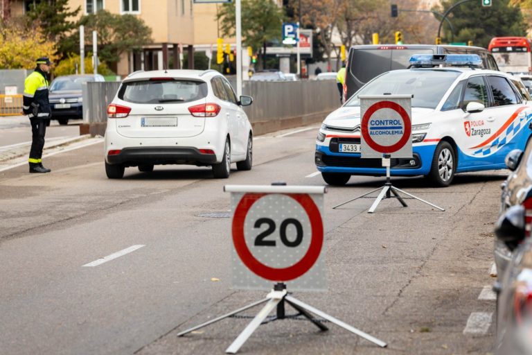 La Policía Local de Zaragoza intensifica controles sobre alcohol y drogas en la semana de la seguridad vial