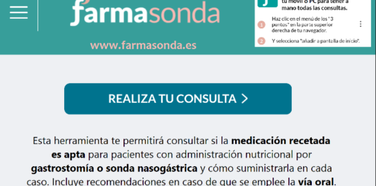 Desarrollan una aplicación para administrar fármacos en pacientes con disfagia