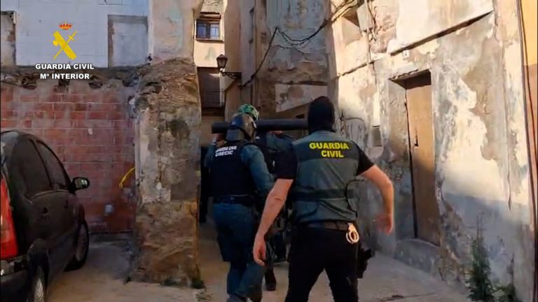 Desarticulan organización criminal en Aragón y detienen a siete personas por tráfico de drogas