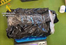 Detenidos en Cella con 1 kg de cocaína y 140.000 euros en dosis