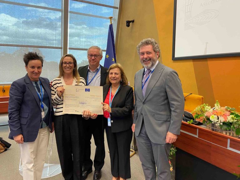 Zaragoza recibe el Diploma Europeo por su compromiso con los valores comunitarios