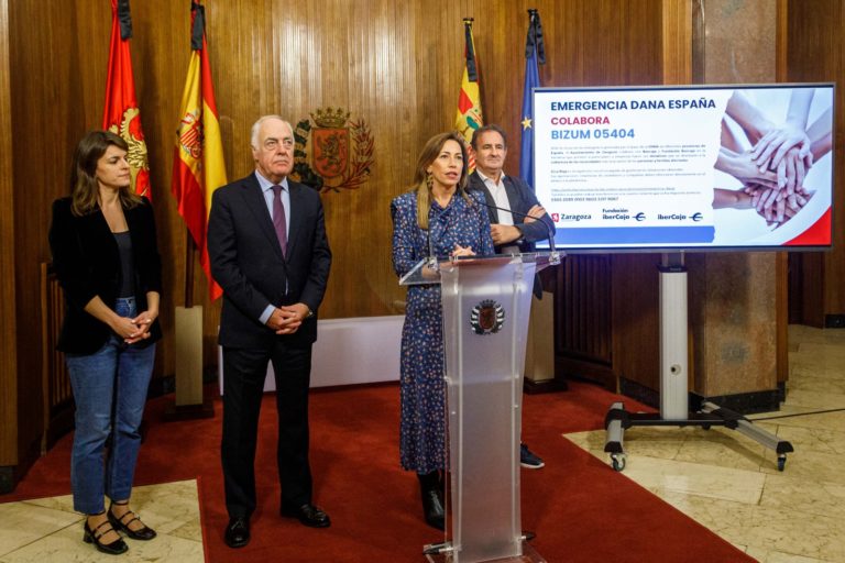 Zaragoza activa plataforma solidaria para Ayudar a damnificados por la DANA