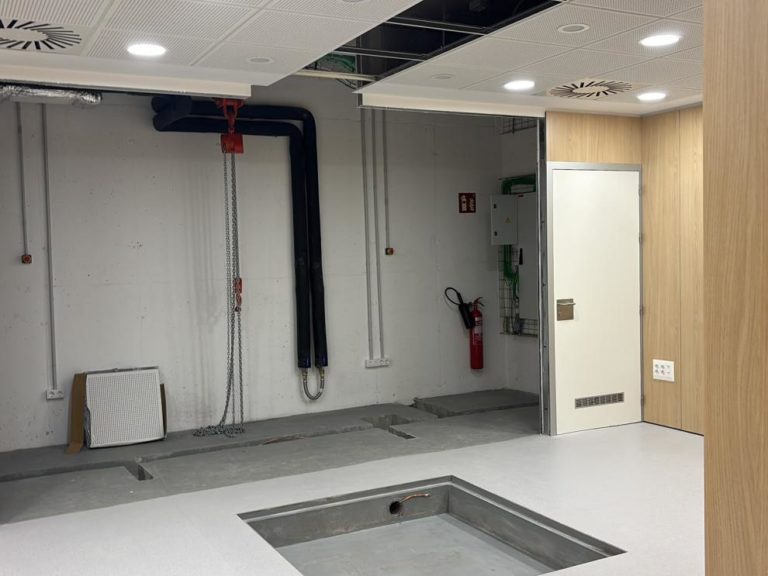 El Gobierno de Aragón culmina la construcción del búnker de radioterapia en el nuevo Hospital de Teruel
