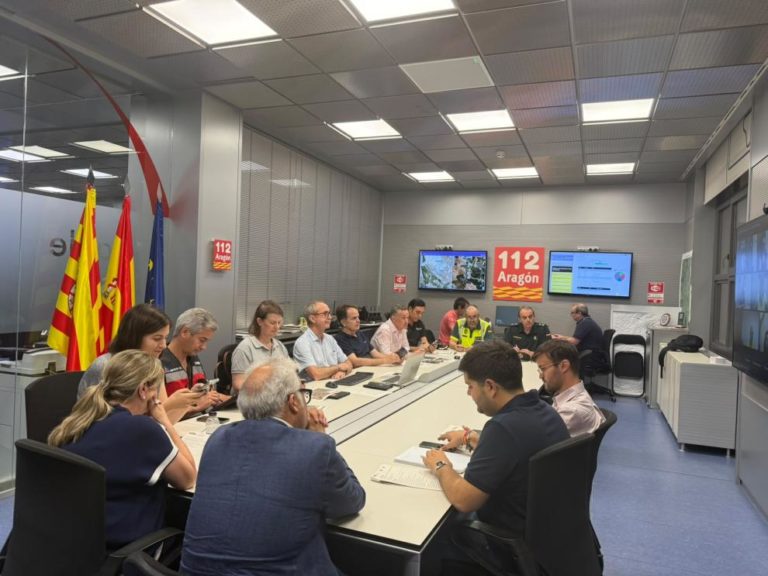 El Gobierno de Aragón desactiva la emergencia por el incendio de Castillonroy tras controlarse el fuego