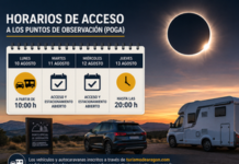 El Gobierno de Aragón establece horarios y reservas para observar el eclipse total de sol del 12 de agosto de 2026