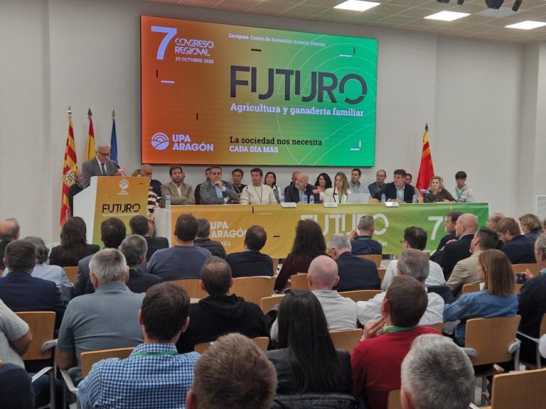 El Gobierno de Aragón reafirma su apoyo al sector agrario en el VII Congreso de UPA Aragón