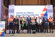 El Gobierno de Aragón reconoce la labor de Protección Civil y Emergencias con las Placas al Mérito 2025
