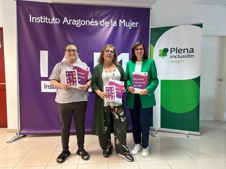 El Instituto Aragonés de la Mujer presenta un folleto en lectura fácil para mejorar el acceso a sus recursos