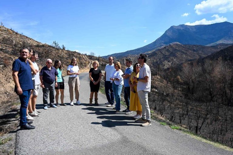El PSOE de Aragón pide medidas urgentes para proteger núcleos urbanos tras los incendios en la Hoya de Huesca
