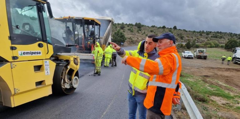 Las obras de mejora de la carretera A-2520 hacia Javalambre finalizarán en 2024