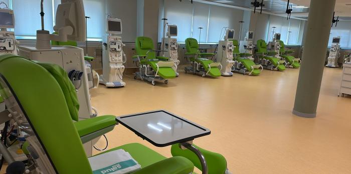 El nuevo Hospital de Alcañiz inicia atención en Nefrología y hemodiálisis con gestión pública total