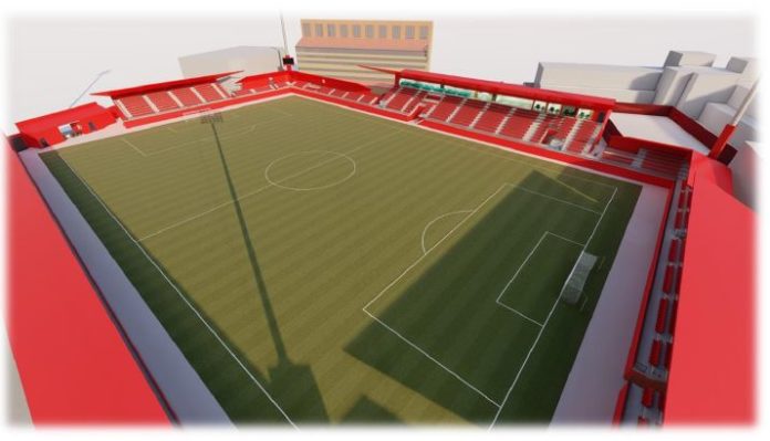 El nuevo estadio de fútbol Pinilla en Teruel recibe el visto bueno de Patrimonio y avanza hacia su ejecución_1