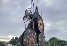 El reloj de agua del Jardín Botánico de Zaragoza será restaurado y reubicado