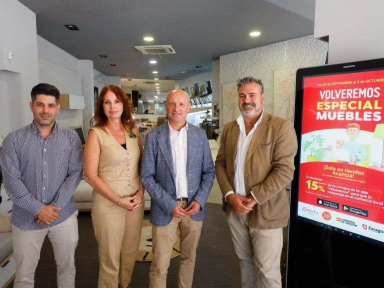 El sector del mueble en Aragón lanza una nueva campaña de la iniciativa Volveremos