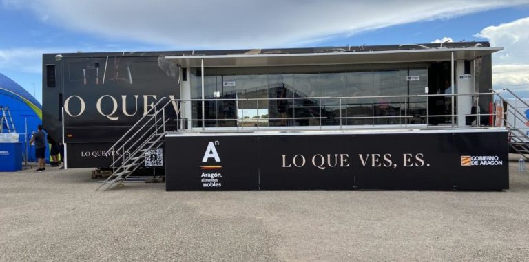 El Expotrailer de Aragón Alimentos llega a Motorland para el Gran Premio de MotoGP