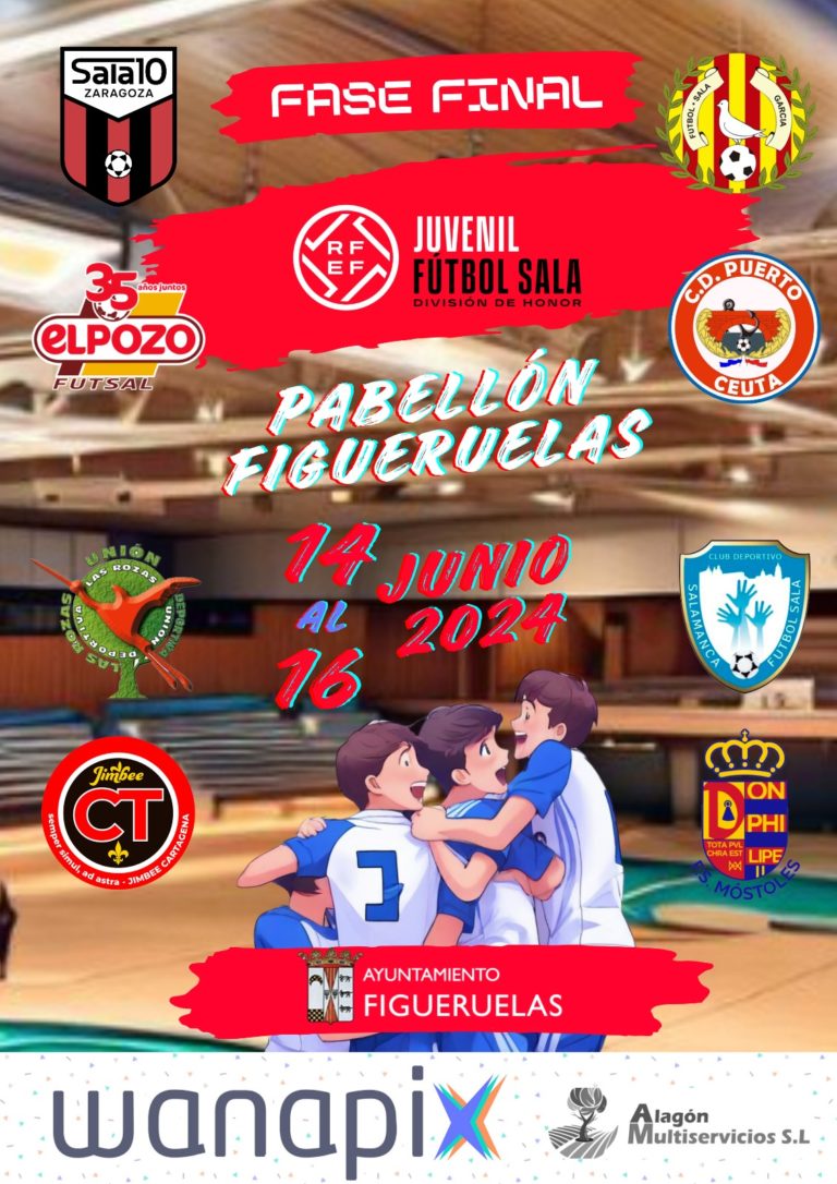 Figueruelas acogerá el Campeonato de España sub-19 de fútbol sala del 14 al 16 de junio