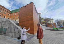 Finaliza la renovación de los cubos del aparcamiento de la Glorieta en Teruel