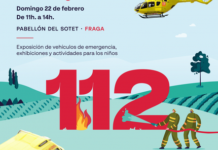 Fraga acoge el Día Europeo del 112 con actividades y exhibiciones
