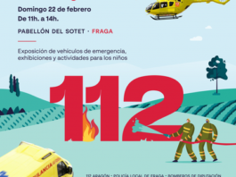 Fraga acoge el Día Europeo del 112 con actividades y exhibiciones