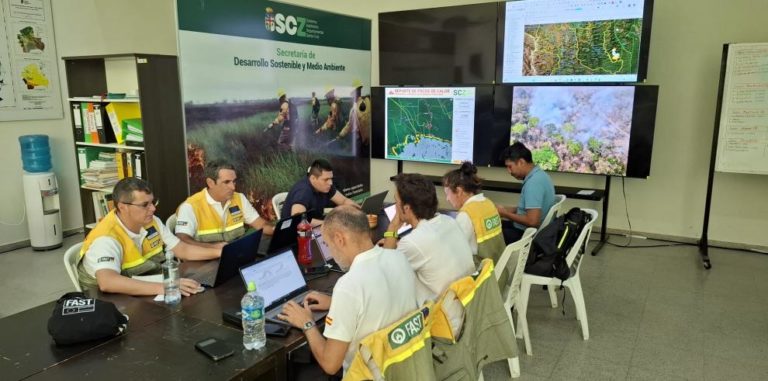 Aragón se une a la misión internacional para combatir incendios en Bolivia