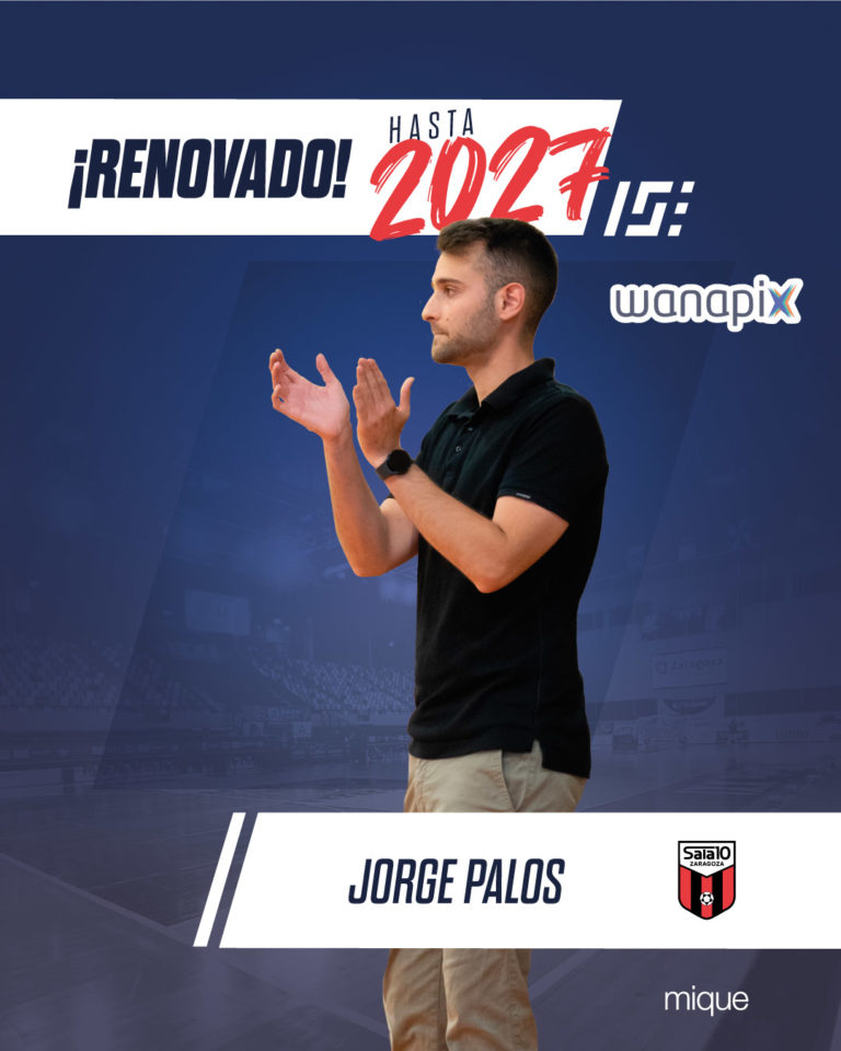 El Wanapix Sala 10 anuncia la renovación de Jorge Palos hasta 2027