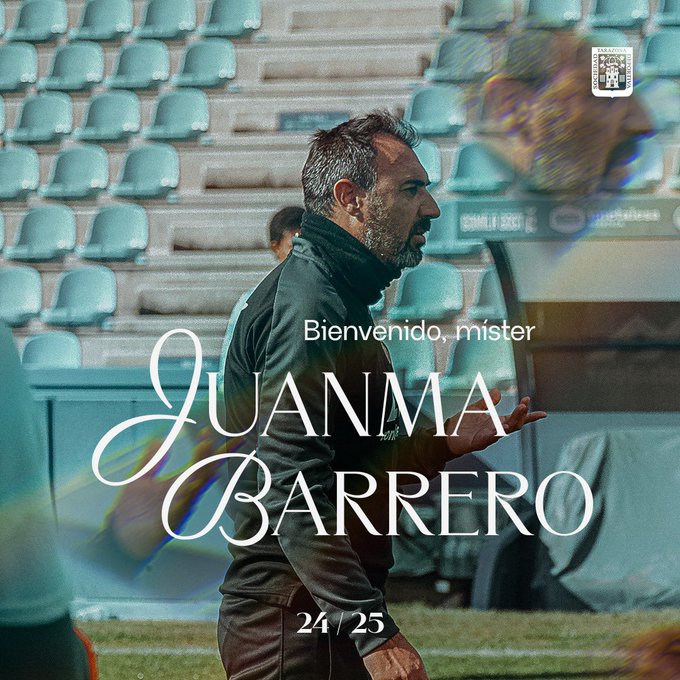 La SD Tarazona elige a Juanma Barrero para su segunda temporada en Primera RFEF