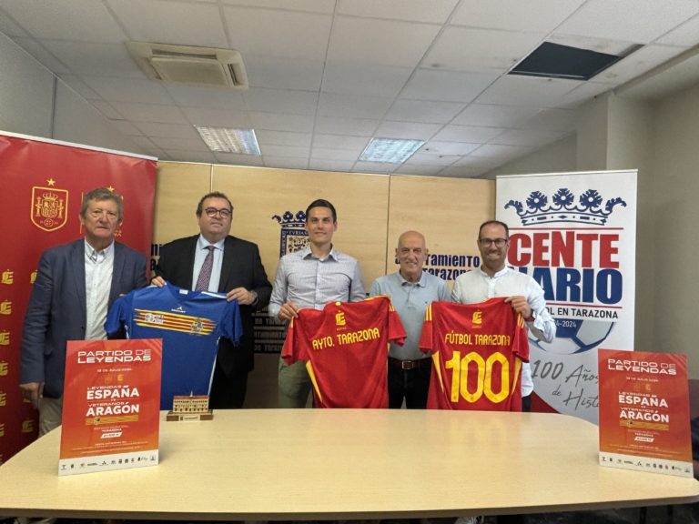 Tarazona disfrutará de su duelo entre Leyendas de España y de la RFAF este 13 de julio