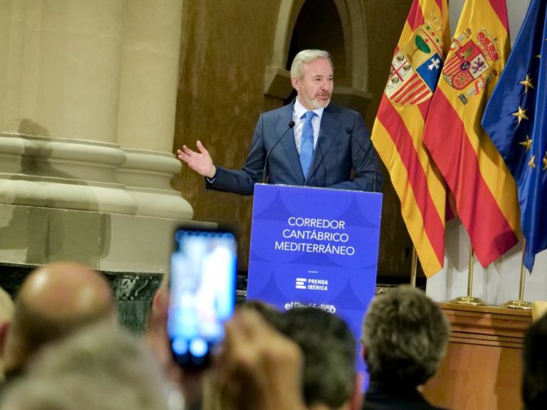 Gobierno de Aragón y Colegio de Ingenieros de Caminos firman una alianza para impulsar el Corredor Cantábrico-Mediterráneo