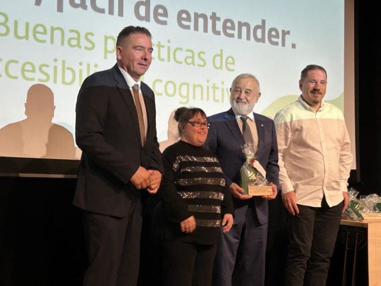 Gobierno de Aragón y el ITA reciben distinciones por su compromiso con la accesibilidad cognitiva