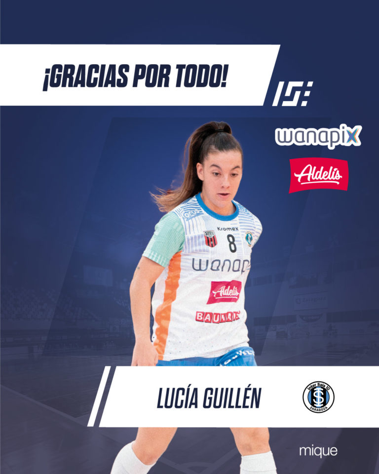 Lucía Guillén deja el Wanapix Aldelis Intersala10 para ser árbitra