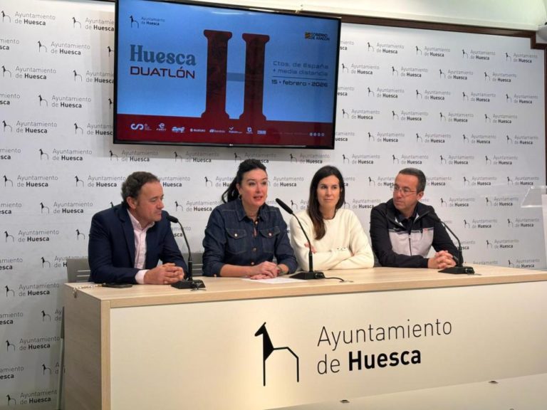 Huesca acoge el Campeonato de España de Duatlón Media Distancia con 400 competidores