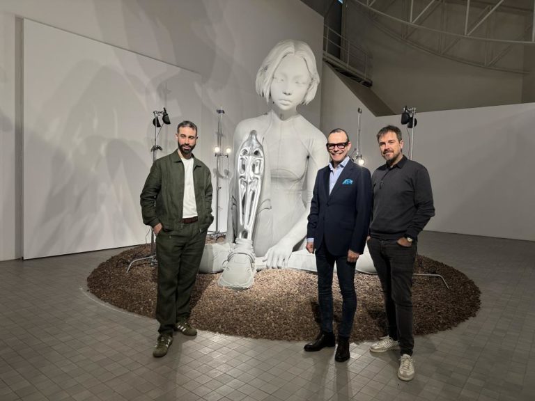 Inauguración de la primera exposición individual de Alejandro Monge en el IAACC Pablo Serrano