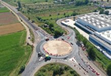 Inaugurada la nueva rotonda en la A-202 de Calatayud para mejorar la seguridad vial